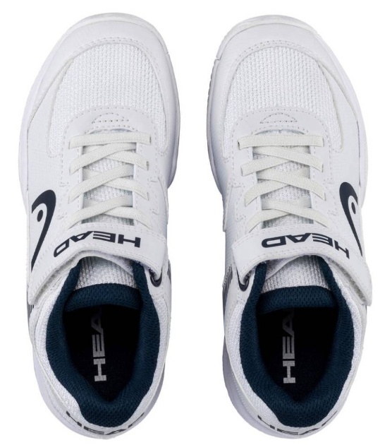 Head Sprint  Velcro Junior Tennis Shoe (White/Blueberry)