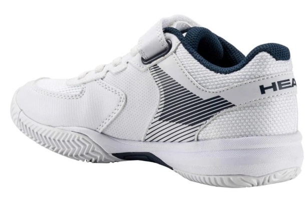 Head Sprint  Velcro Junior Tennis Shoe (White/Blueberry)