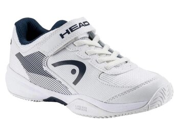 Head Sprint  Velcro Junior Tennis Shoe (White/Blueberry)