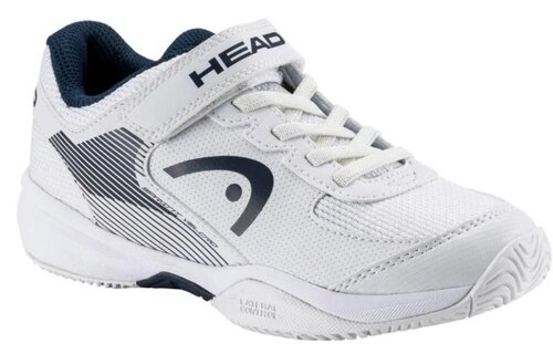 Head Sprint  Velcro Junior Tennis Shoe (White/Blueberry)