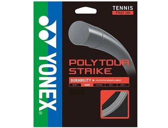 Yonex Poly Tour Strike 16L/1.25 Tennis String (Gray)