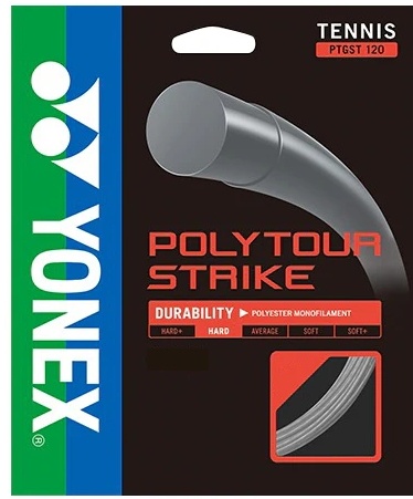 Yonex Poly Tour Strike 16L/1.25 Tennis String (Gray)
