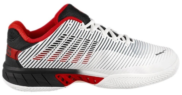 K-Swiss Hypercourt Express 2 Men's Tennis Shoe (White/Black/Red)