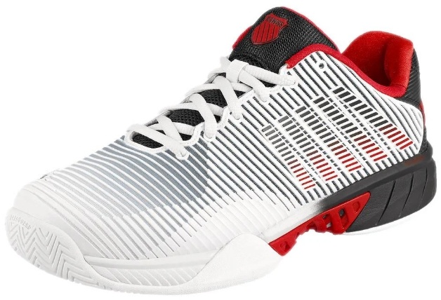 K-Swiss Hypercourt Express 2 Men's Tennis Shoe (White/Black/Red)