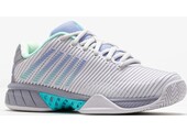 K-Swiss Hypercourt Express 2 Women's Tennis Shoe (Cloud/Gray/Purple)