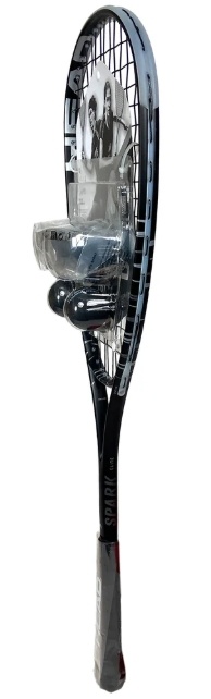 Head Spark Elite Pack 2024 (Squash Racquet, Eyeguards, Balls)