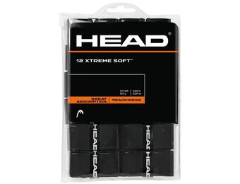 Head Xtreme Soft Overgrip 12 pack - Black