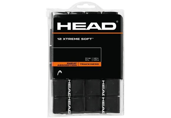 Head Xtreme Soft Overgrip 12 pack - Black