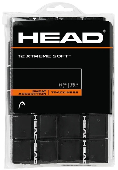 Head Xtreme Soft Overgrip 12 pack - Black