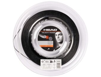 Head Velocity Power 17 Tennis String Reel (Black)