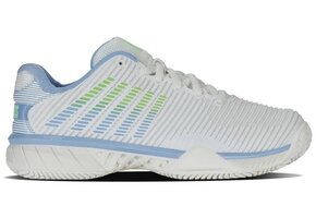 K-Swiss Hypercourt Express 2 Women's Tennis Shoe (White/Canal/Green)