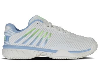 K-Swiss Hypercourt Express 2 Women's Tennis Shoe (White/Canal/Green)