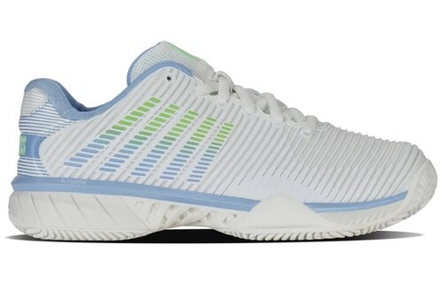 K-Swiss Hypercourt Express 2 Women's Tennis Shoe (White/Canal/Green)