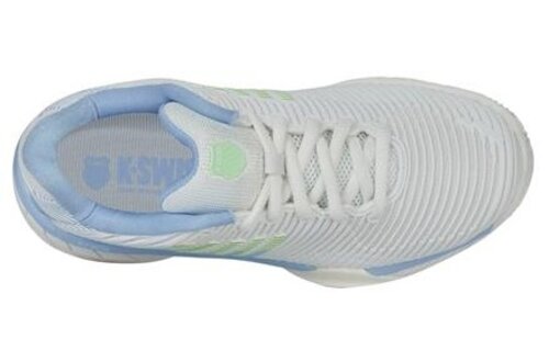 K-Swiss Hypercourt Express 2 Women's Tennis Shoe (White/Canal/Green)