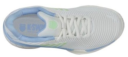 K-Swiss Hypercourt Express 2 Women's Tennis Shoe (White/Canal/Green)