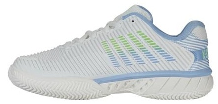 K-Swiss Hypercourt Express 2 Women's Tennis Shoe (White/Canal/Green)