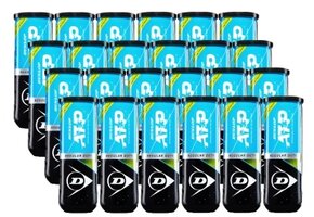 Dunlop ATP Regular Duty Tennis Balls – Case (24 Cans)