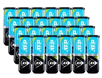 Dunlop ATP Regular Duty Tennis Balls – Case (24 Cans)