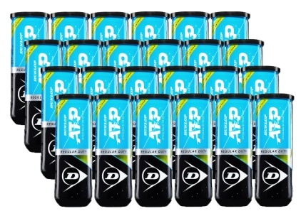 Dunlop ATP Regular Duty Tennis Balls – Case (24 Cans)
