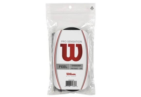 Wilson Pro Sensation Overgrip 30 Pack (Black)