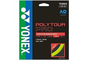 Yonex Poly Tour Pro 16L/1.25 Tennis String (Yellow)