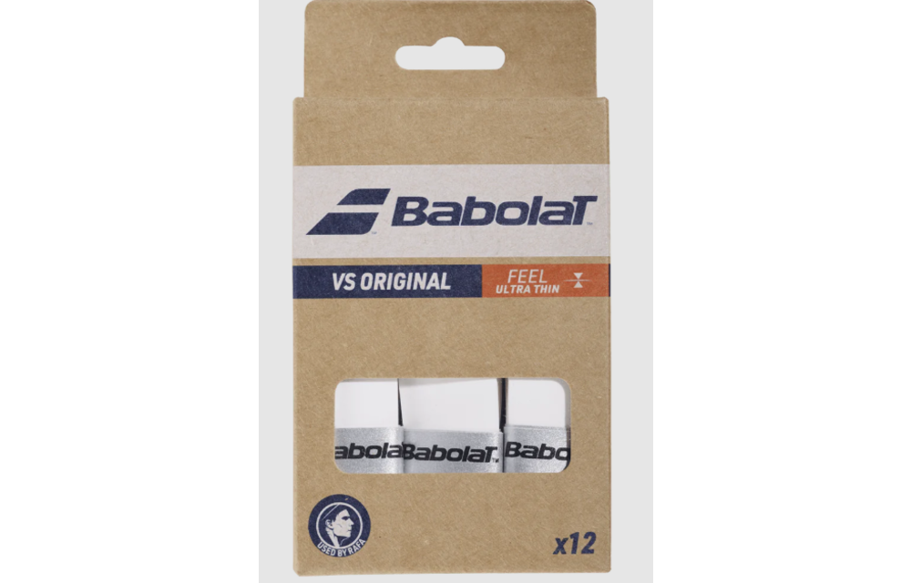 Babolat VS Original Overgrip x12 (White)