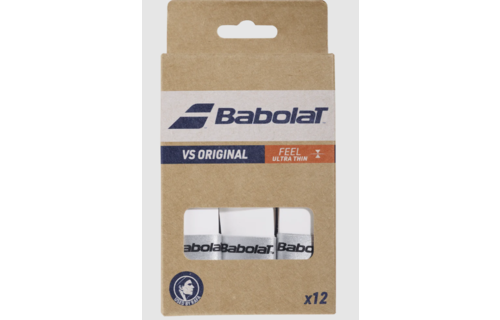 Babolat VS Original Overgrip x12 (White)