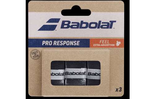 Babolat Pro Response Overgrip x3 (Black)