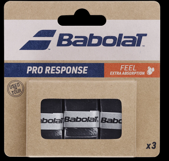 Babolat Pro Response Overgrip x3 (Black)