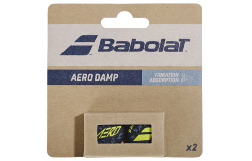 Babolat Aero Damp Vibration Dampener (Black/Neon Green)