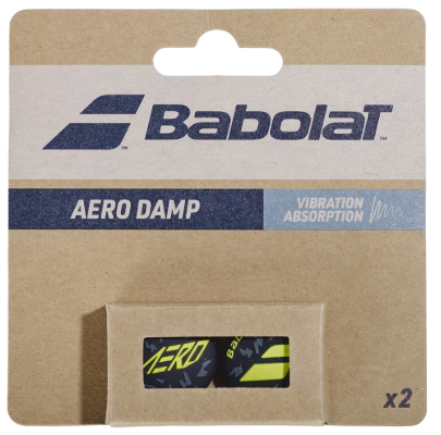 Babolat Aero Damp Vibration Dampener (Black/Neon Green)