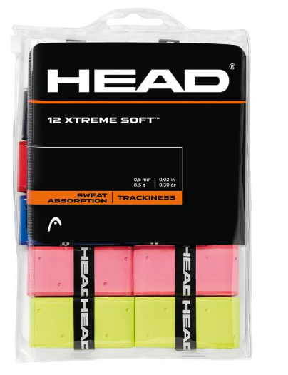 Head Xtreme Soft Overgrip 12 pack - Assorted