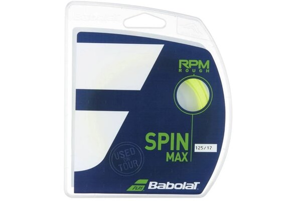 Babolat RPM Rough 17/1.25 Tennis String (Yellow)