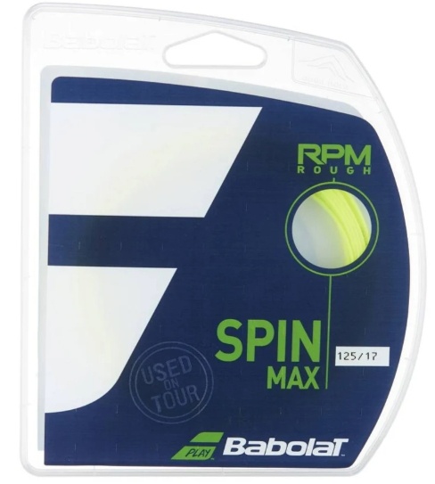 Babolat RPM Rough 17/1.25 Tennis String (Yellow)