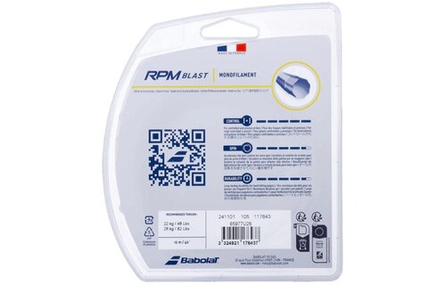 Babolat RPM Blast 17/1.25 Tennis String (Black)