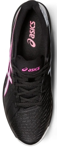 Asics Solution Swift FF Men's Tennis Shoe (Black/Hot Pink)