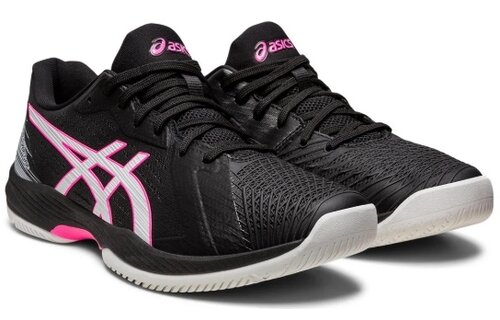 Asics Solution Swift FF Men's Tennis Shoe (Black/Hot Pink)