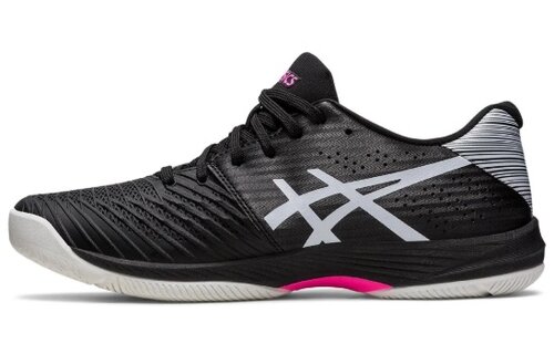 Asics Solution Swift FF Men's Tennis Shoe (Black/Hot Pink)
