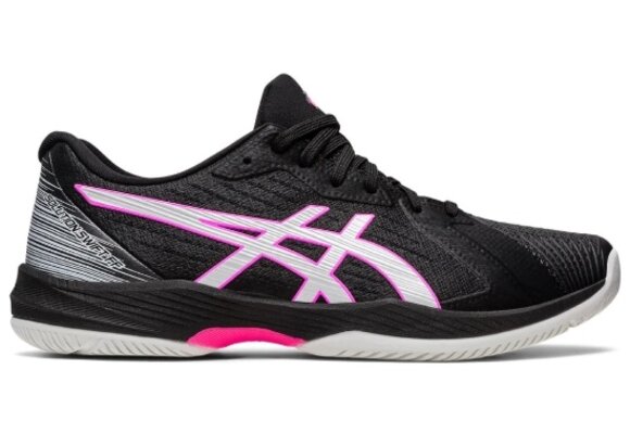 Asics Solution Swift FF Men's Tennis Shoe (Black/Hot Pink)