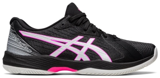 Asics Solution Swift FF Men's Tennis Shoe (Black/Hot Pink)