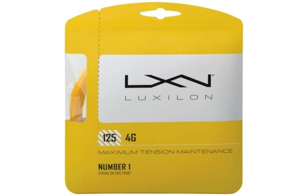 Luxilon 4G 16L/1.25 Tennis String (Gold)