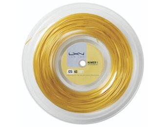 Luxilon 4G 16/1.30 Tennis String Reel (Gold)