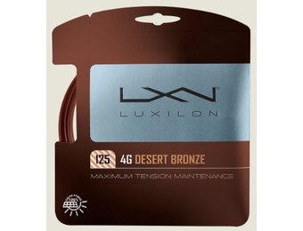 Luxilon 4G 16L/1.25 Tennis String Desert Bronze