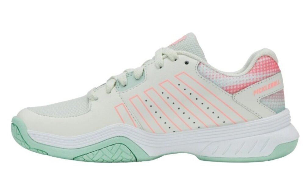K-Swiss Court Express Women's Pickleball Shoe (Ice/White/Honey Dew)
