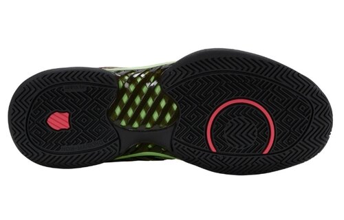 K-Swiss Hypercourt Express 2 Men's Tennis Shoe (Black/Soft Neon Green)