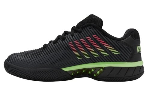 K-Swiss Hypercourt Express 2 Men's Tennis Shoe (Black/Soft Neon Green)