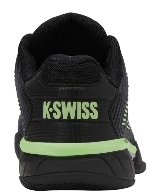 K-Swiss Hypercourt Express 2 Men's Tennis Shoe (Black/Soft Neon Green)