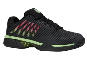 K-Swiss Hypercourt Express 2 Men's Tennis Shoe (Black/Soft Neon Green)