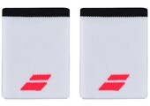 Babolat Logo Jumbo Wristband x2 (White/Strike Red)