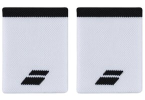 Babolat Logo Jumbo Wristband x2 (White)